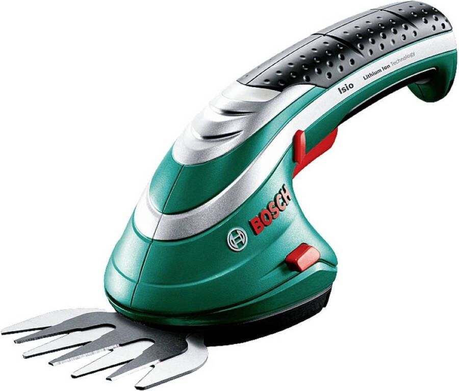 Bosch ISIO accugrasschaar 3 6 V Li-Ion accu (1 5 Ah) lader en grasschaarmes (8 cm)