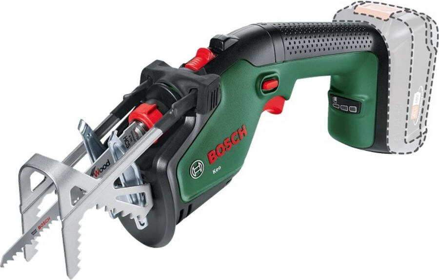 Bosch KEO 18 Accu tuinzaagmachine Snijdiameter van 80 mm Zonder 18 V accu en lader