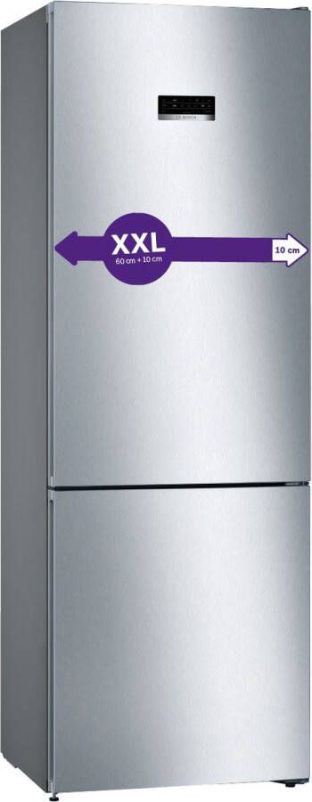 Bosch KGN49XLEA Serie 4 Koel-vriescombinatie RVS