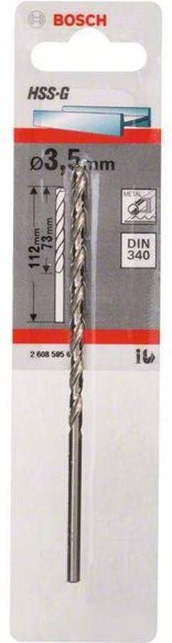 Bosch Metaalboren HSS-G DIN 340 3 5 x 73 x 112 mm