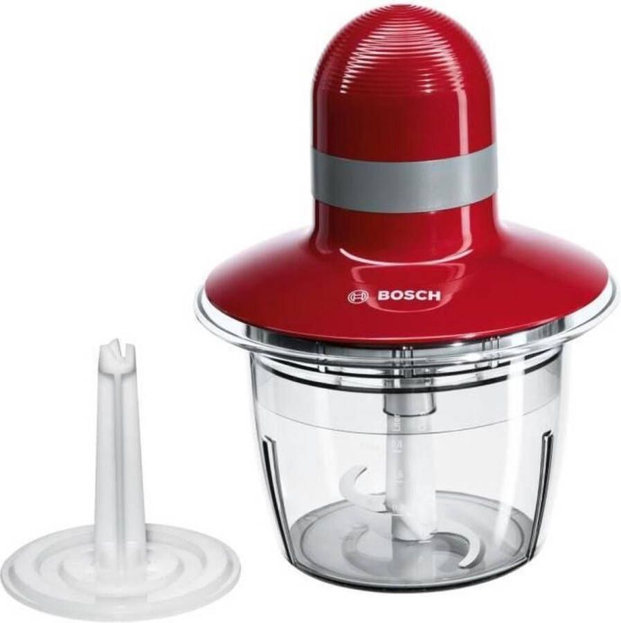 Bosch MMR08R2 Elektrische hakmolen 0 8L 400W Rood&lichtgr | Hakmolens | Keuken&Koken Keukenapparaten | MMR08R2