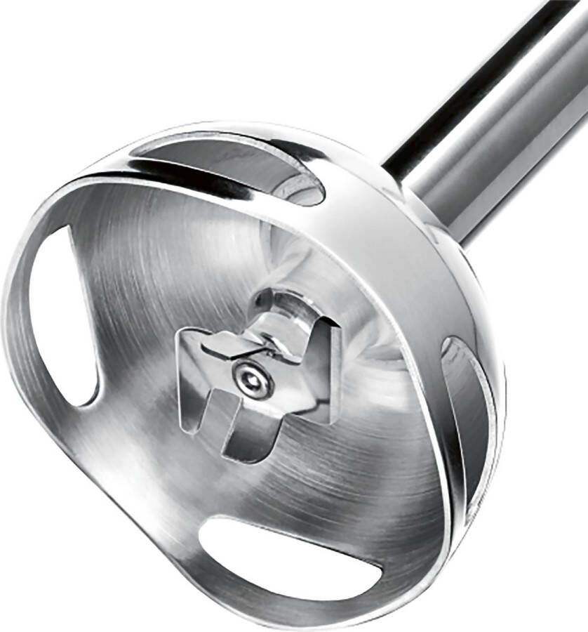 BOSCH Staafmixer ErgoMixx MS6CB6110 groot vermogen turbofunctie blender met deksel zilver zwart