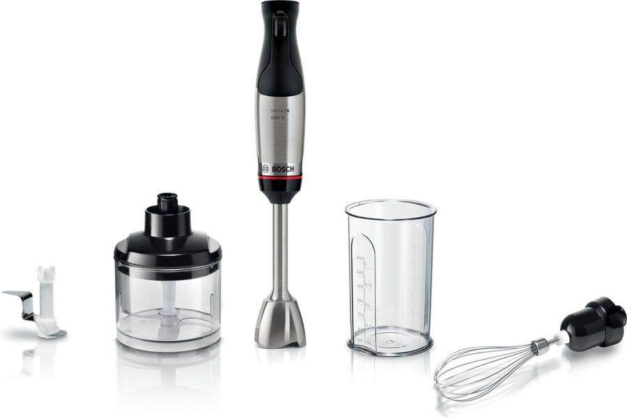Bosch ErgoMaster Series 6 staafmixer 1000 W motor 4 QuattroBlade Pro messen