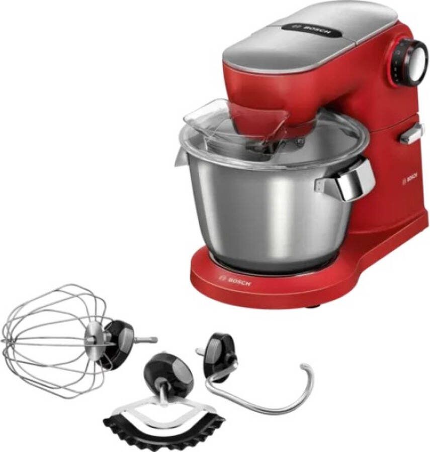 BOSCH Keukenmachine OptiMUM MUM9A66R00 met gratis mixopzet lifestyle-set veggielove plus muz9vlp1 ter waarde van € 94 99
