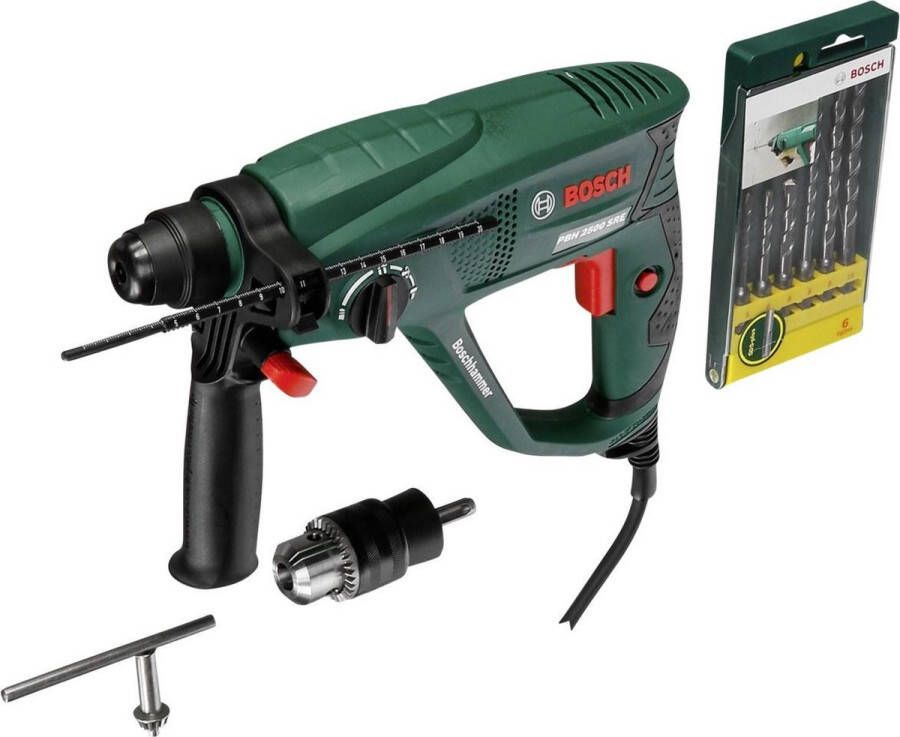 Bosch PBH 2500 SRE + 6-delige SDS-Plus borenset - Foto 3