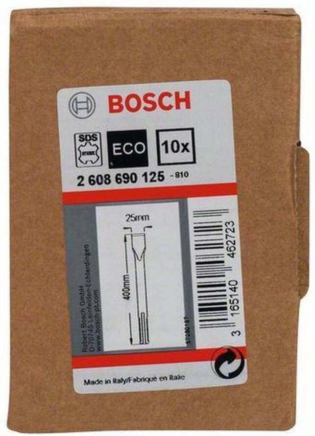 Bosch Platte beitel SDS-max 400 x 25 mm 10 stuks