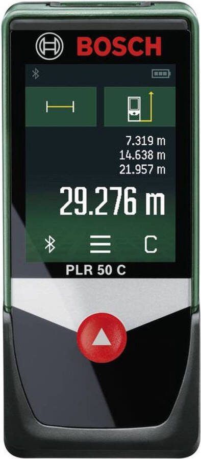 Bosch PLR 50 C Afstandsmeter Tot 50 meter bereik Bluetooth