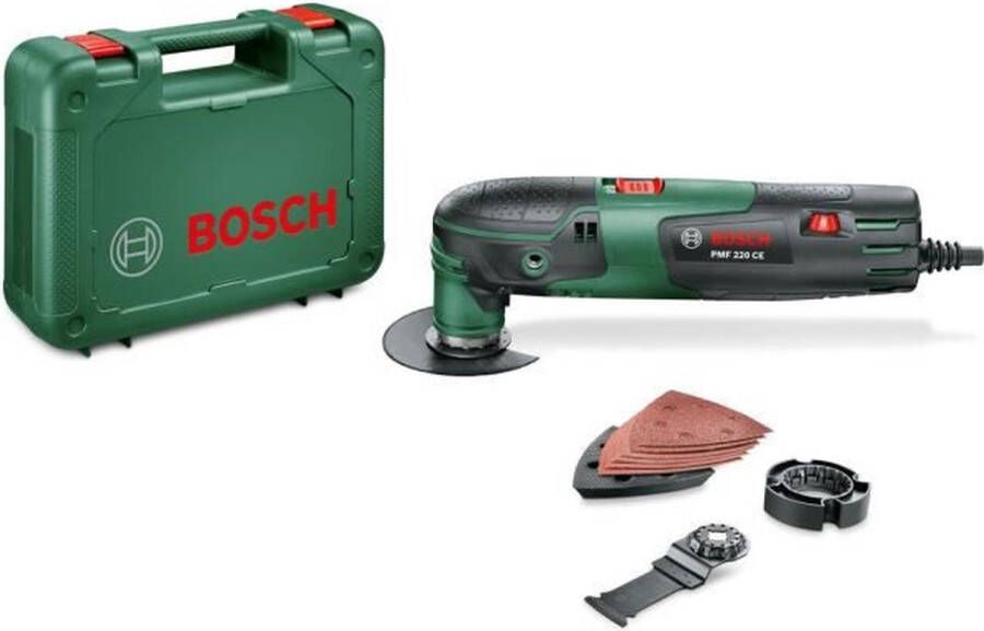 Bosch PMF 220 CE Multitool op snoer Oscillerend 220W Incl. 5 accessoires en koffer