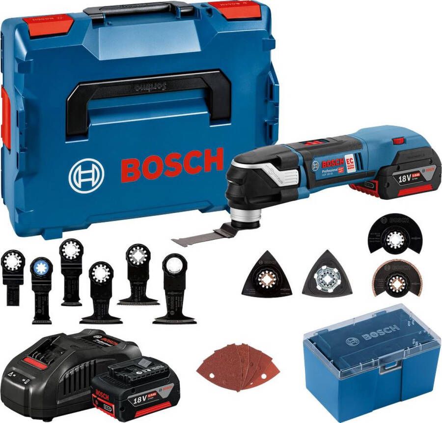 Bosch Professional GOP 18V-28 Accu multitool Oscillerend Met 2x 5Ah accu's