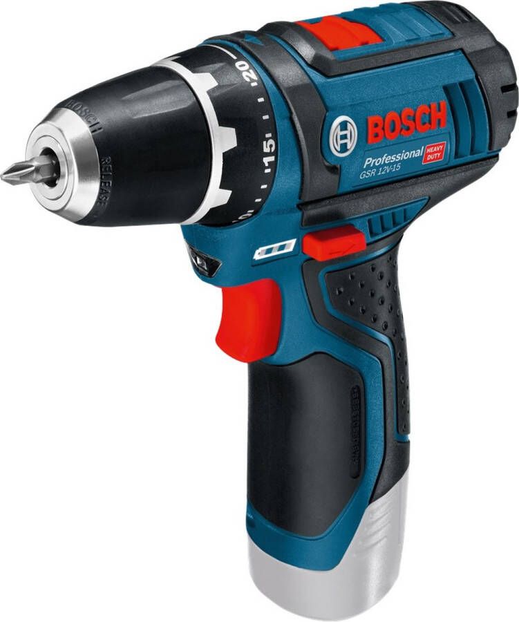 Bosch Professional GSR 12-2-LI Accuboormachine 12 V Zonder accu en lader Met L-BOXX