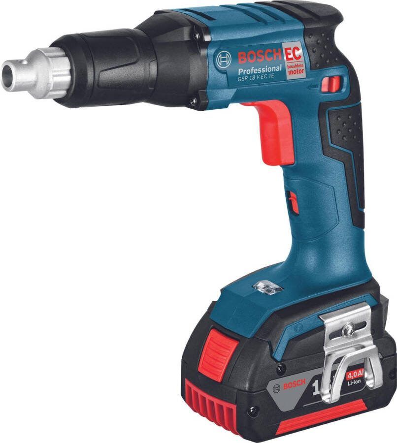 Bosch Professional GSR 18 V-EC TE Accu gipsschroefmachine 18 V Met 2x 5 0 Ah accu's GAL 1880 CV snellader en L-BOXX