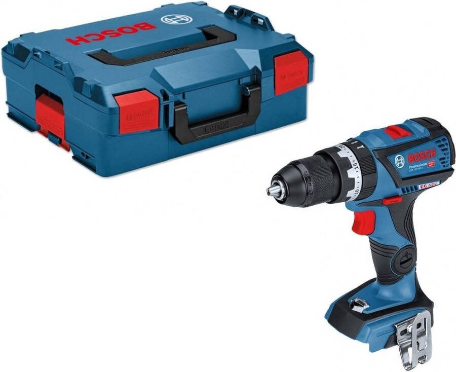 Bosch Professional 18 volt Bosch Professional GSB 18V-60 C Accu klopboormachine 18 V Zonder accu en lader Met L-BOXX