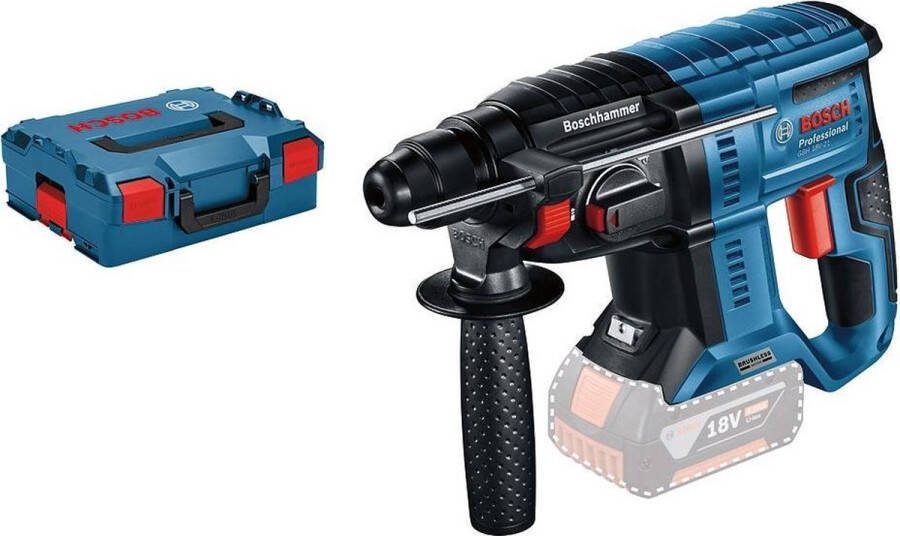 Bosch Professional GBH 18V-21 Accu Combihamer SDS+ 2J 18V Basic Body in L-Boxx 0611911101