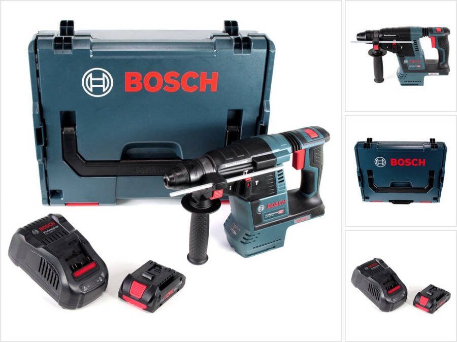 Bosch Professional Bosch GBH 18V-26 accu boorhamer 18V 2.6J SDS plus Brushless + 1x ProCORE accu 4.0Ah + lader + L-Boxx