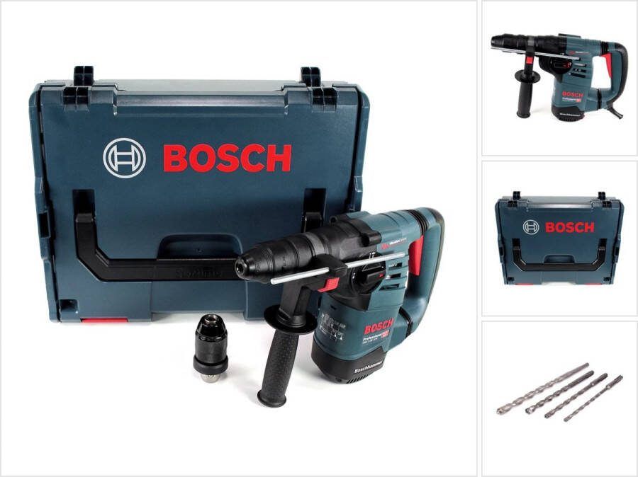Bosch Professional Bosch GBH 3-28 DFR Professionele boorhamer 800 W 3 1 J SDS Plus + 4-delige set boren + L-Boxx