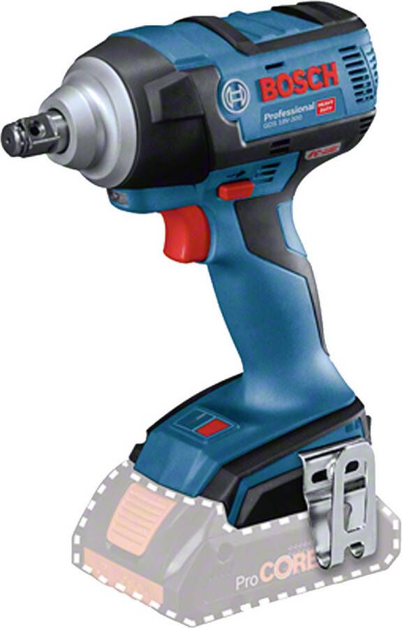 Bosch Professional Bosch GDS 18V-300 18V Li-Ion accu slagmoersleutel body 1 2 300Nm