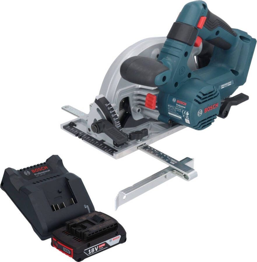 Bosch Professional Bosch GKS 18V-57-2 Professionele accucirkelzaag 18 V 165 mm borstelloos ( 06016C1200 ) Solo zonder accu zonder oplader