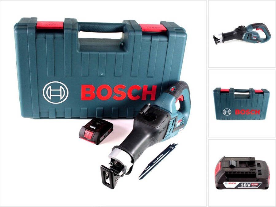 Bosch Professional Bosch GSA 18V-32 Accu Reciprozaag 18V Brushless in koffer + 1x 2.0Ah accu zonder oplader