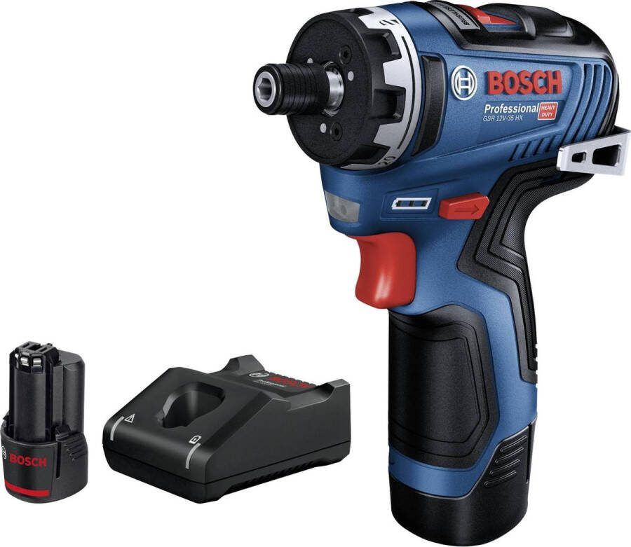 Bosch Professional GSR 12V-35 HX Accu Schroefboormachine 12V 3.0Ah (2x) 06019J9101