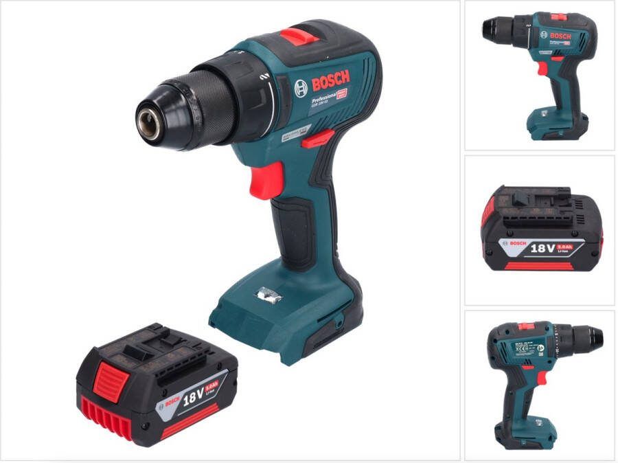 Bosch Professional Bosch GSR 18V-55 Professionele accuboormachine 18 V 55 Nm borstelloos + 1x oplaadbare accu 5.0 Ah zonder oplader