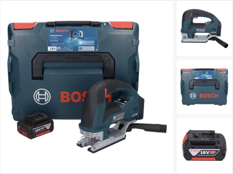 Bosch Professional Bosch GST 18V-155 BC accudecoupeerzaag 18 V 135 mm borstelloos + 1x accu 5.0 Ah + L-Boxx zonder oplader