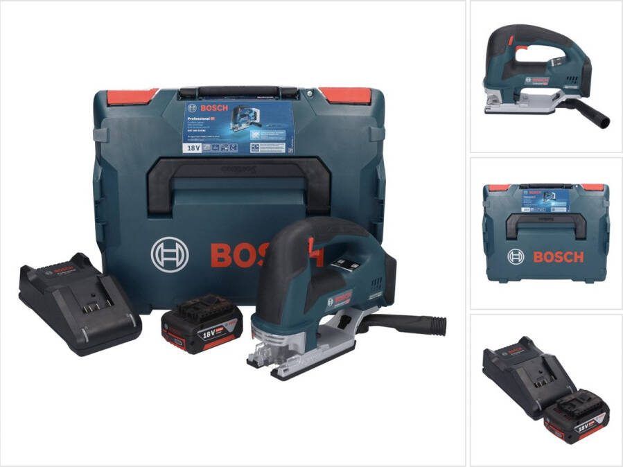 Bosch Professional Bosch GST 18V-155 BC accudecoupeerzaag 18 V 135 mm borstelloos + 1x accu 5.0 Ah + lader + L-Boxx
