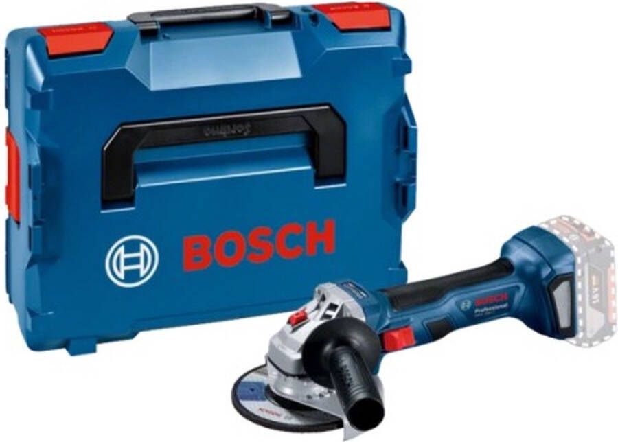 Bosch Professional GWS 18V-7 Accu Haakse Slijper 115mm 18V Basic Body in L-Boxx 06019H9004