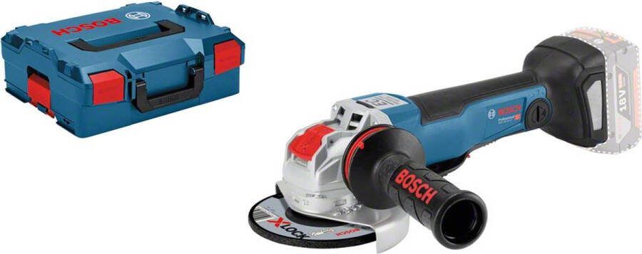 Bosch Professional Bosch GWX 18 V-10 PC 18V Li-Ion accu X-LOCK Haakse slijper body in L-Boxx 125mm koolborstelloos Simply Connected
