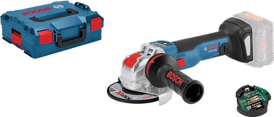 Bosch Professional Bosch GWX 18 V-10 SC 18V Li-Ion accu X-LOCK Haakse slijper body in L-Boxx 125mm variabel koolborstelloos Simply Connected