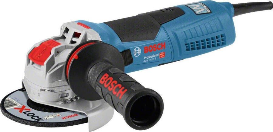 Bosch Professional Bosch GWX 19-125 S X-LOCK Haakse slijper 1900W 125mm variabel softstart