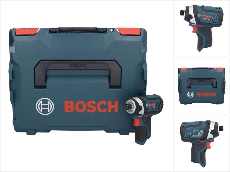 Bosch Professional Bosch GDR 12V-105 Professionele accu-slagmoersleutel 12 V 105 Nm 1 4 + L-Boxx ( 06019A6906 ) zonder accu zonder oplader