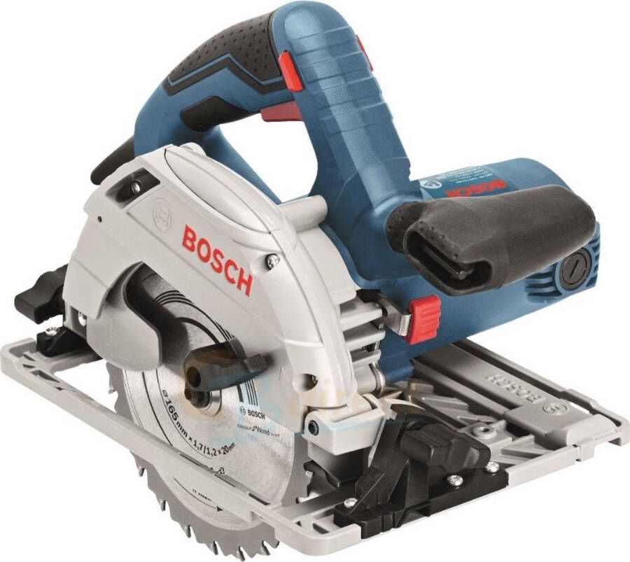 Bosch Professional Cirkelzaagmachine GKS 55+ GCE (HM-zaagblad 165 mm Ø vacuumadapter verstekliniaal)