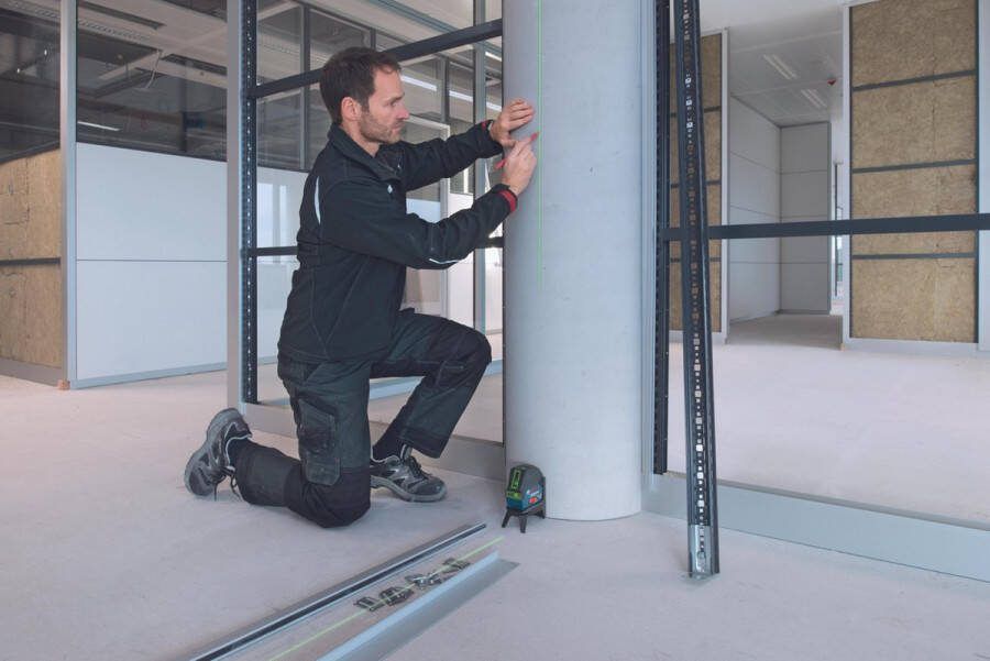 Bosch Professional Combilaser GCL 2-15 G (RM 1 + 3x 1.5V AA batterijen + richtplaat + klem BM3)