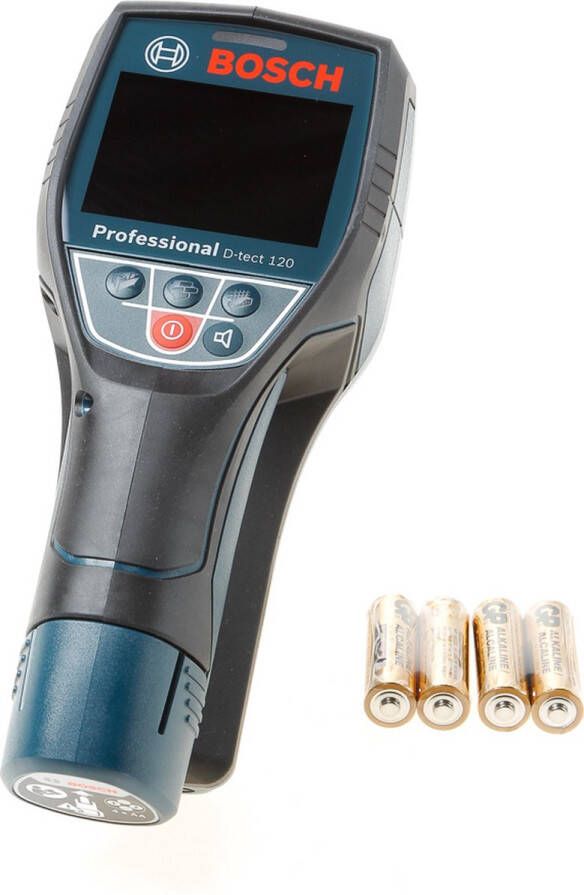 Bosch Professional D-Tect 120 Muurscanner 4 x AA batterij In tas