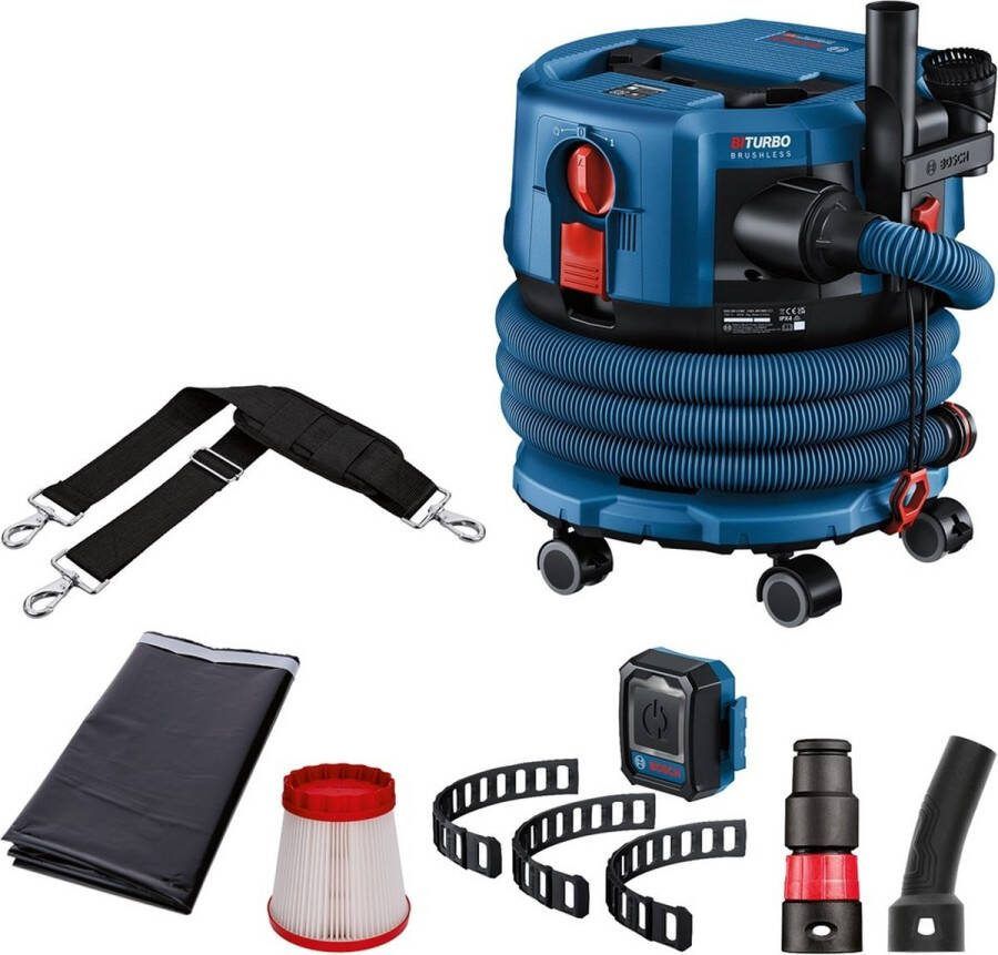 Bosch Professional GAS 18V-12 MC Accu Stofzuiger 12L M-Klasse 18V Basic Body 06019K2000