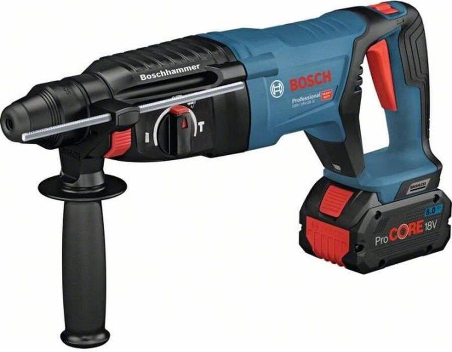 Bosch Professional GBH 18V-26 D Accu Combihamer SDS+ 2 5J 18V Basic Body In Koffer 0611916000
