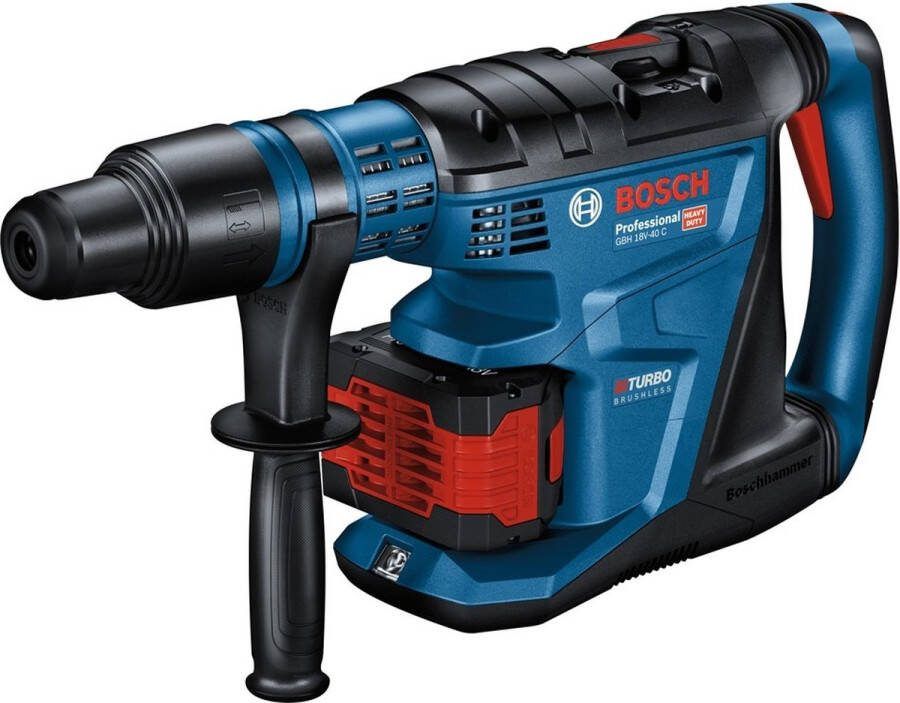 Bosch Professional GBH 18V-40 C Accu boorhamer BITURBO Met 2x 18V (5.5Ah) accu's en lader In XL-Boxx
