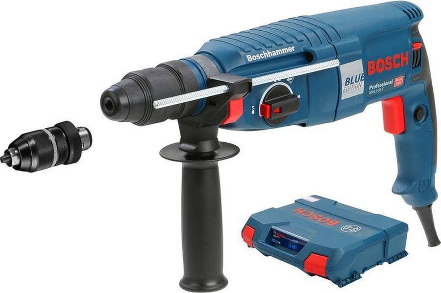 Bosch Professional Bosch GBH 2-25 F combihamer machine SDS-Plus -boorkop & verwisselbare snelspanboorkop