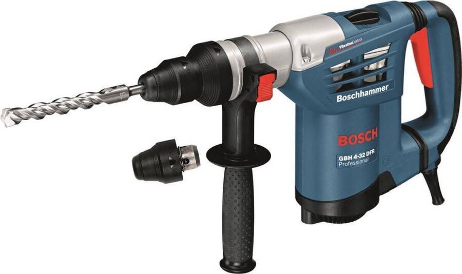 Bosch Professional GBH 4-32 DFR Boorhamer 900 Watt 4 2 J Met SDS-plus wisselhouder en 13 mm snelspanboorhouder Met opbergkoffer