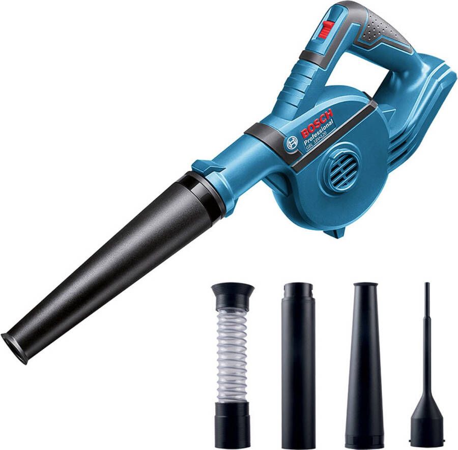 Bosch Professional GBL Accu blazer 18V-120 zonder accu's en lader 4 opzetstukken