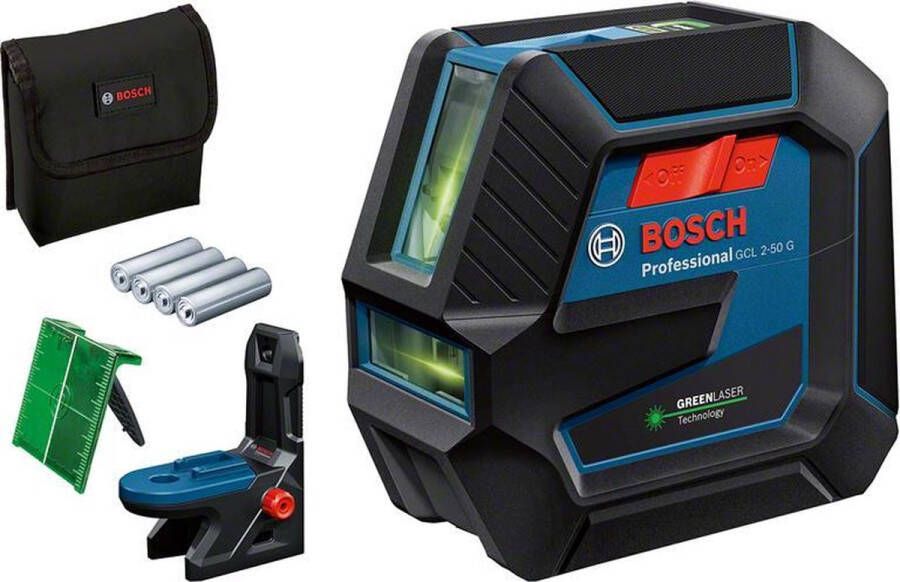 Bosch Professional GCL 2-50 G Kruislijnlaser Groen 0601066M00