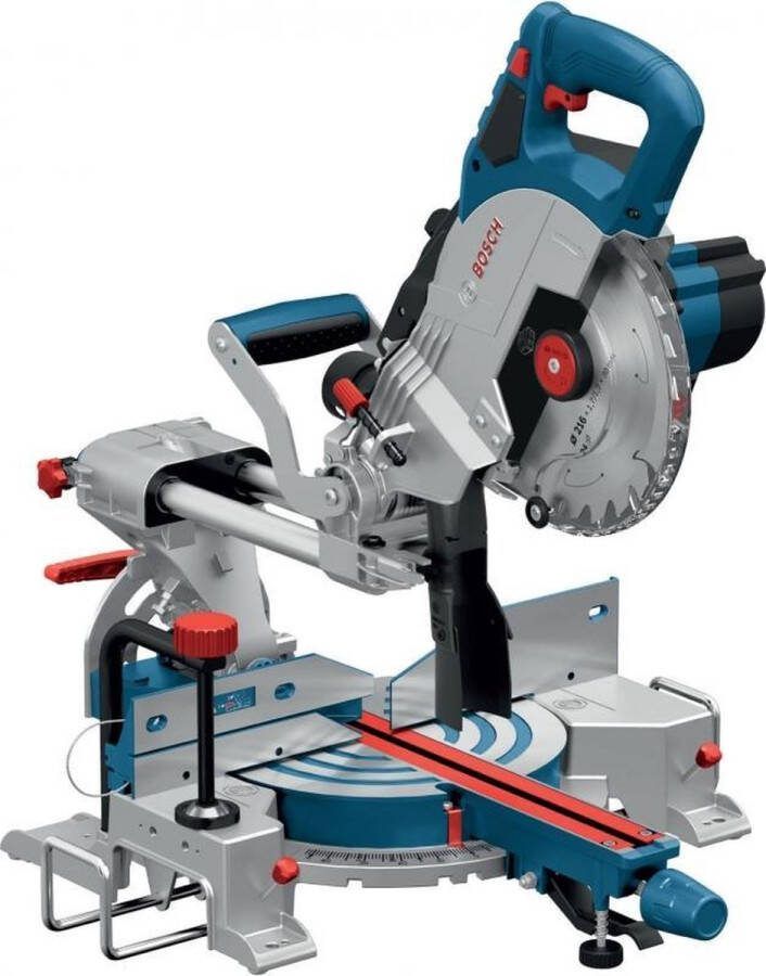Bosch Professional GCM 18V-216 Accu afkortzaag BITURBO Met 2x 18V (8.0Ah) accu en lader