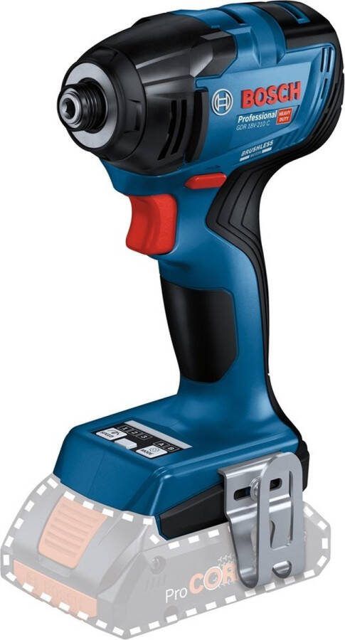 Bosch Professional GDR 18V-210 C 06019J0102 Accu-draaislagmoeraanzetter 18 V 4.0 Ah Li-ion Incl. 2 accus Incl. lader Incl. koffer