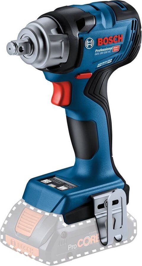 Bosch Professional GDS 18V-330 HC Accu slagmoersleutel 18V Basic Body 06019L5000