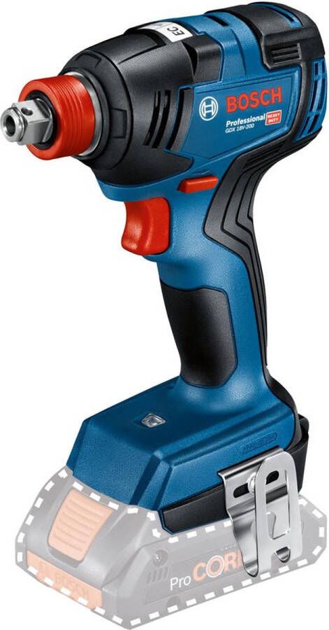 Bosch Professional GDX 18V-200 Accu Slagmoeraanzetter 18V Basic Body 06019J2204