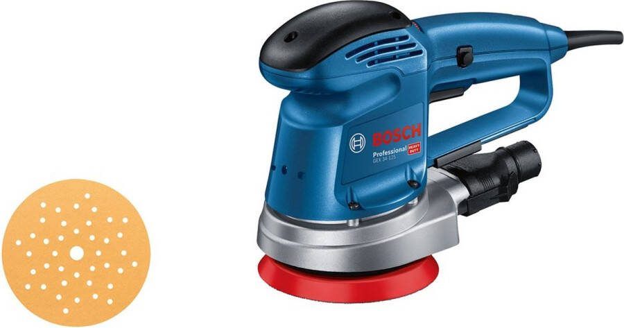 Bosch Professional GEX 34-150 Excenterschuurmachine 125mm 340W 0601372300