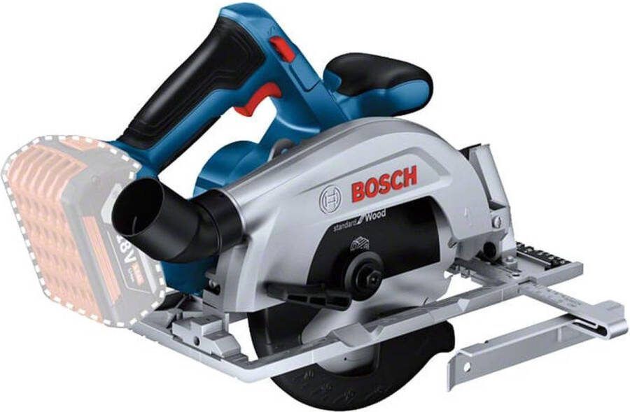 Bosch Professional GKS 18V-57-2 Accu Cirkelzaag 165mm 18V Basic Body 06016C1200