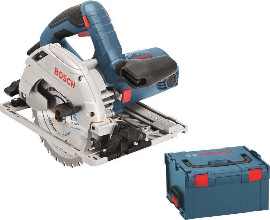 Bosch Professional Cirkelzaagmachine GKS 55+ GCE (HM-zaagblad 165 mm Ø vacuumadapter verstekliniaal)