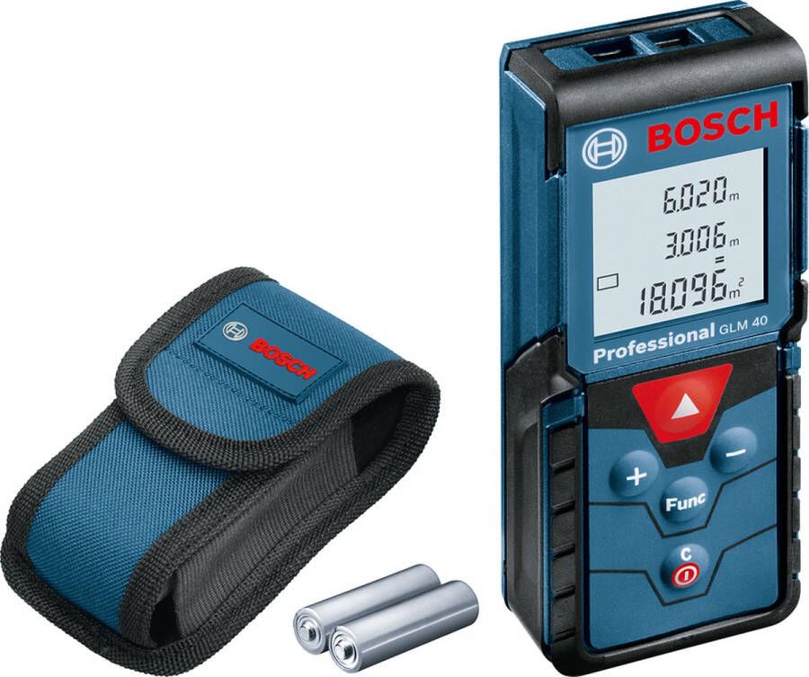 Bosch Professional Bosch Laserafstandmeter Glm40 Meetafstand Tot 40 M