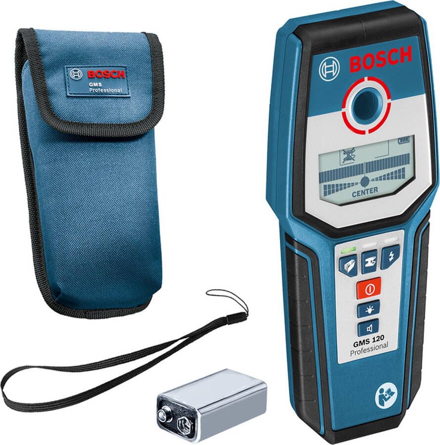 Bosch Professional Metaaldetector GMS 120 Professional (set)
